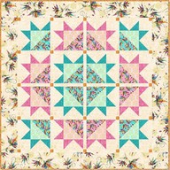 Flower Fantasy Wall Quilt project - Ellie Records